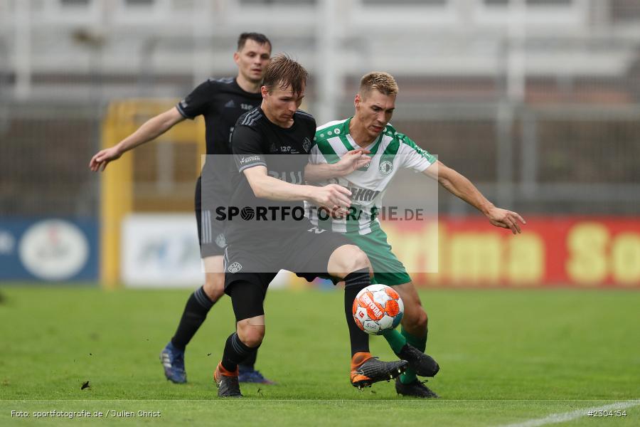 Julian Konrad, Stadion am Schönbusch, Aschaffenburg, 27.08.2021, BFV, sport, action, Fussball, Deutschland, August 2021, Saison 2021/2022, Regionalliga Bayern, SCE, SVA, SC Eltersdorf, SV Viktoria Aschaffenburg - Bild-ID: 2304154