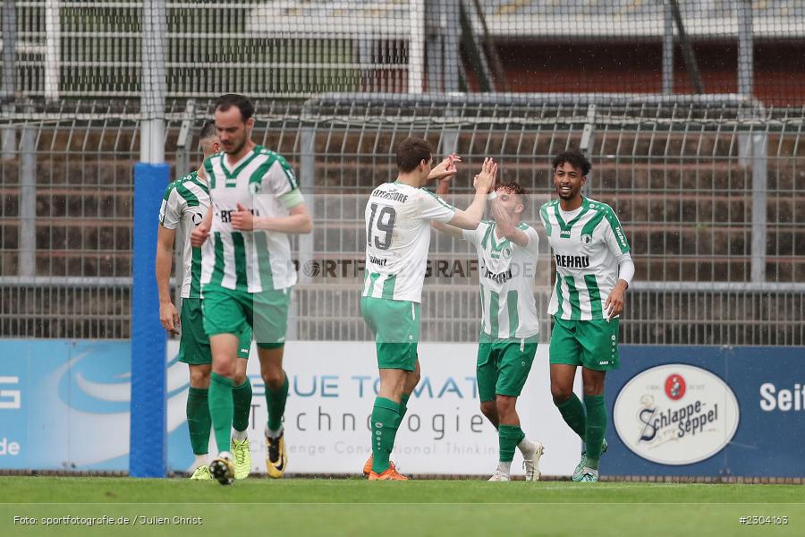 Freude, Torjubel, Oliver Gonnert, Stadion am Schönbusch, Aschaffenburg, 27.08.2021, BFV, sport, action, Fussball, Deutschland, August 2021, Saison 2021/2022, Regionalliga Bayern, SCE, SVA, SC Eltersdorf, SV Viktoria Aschaffenburg - Bild-ID: 2304163