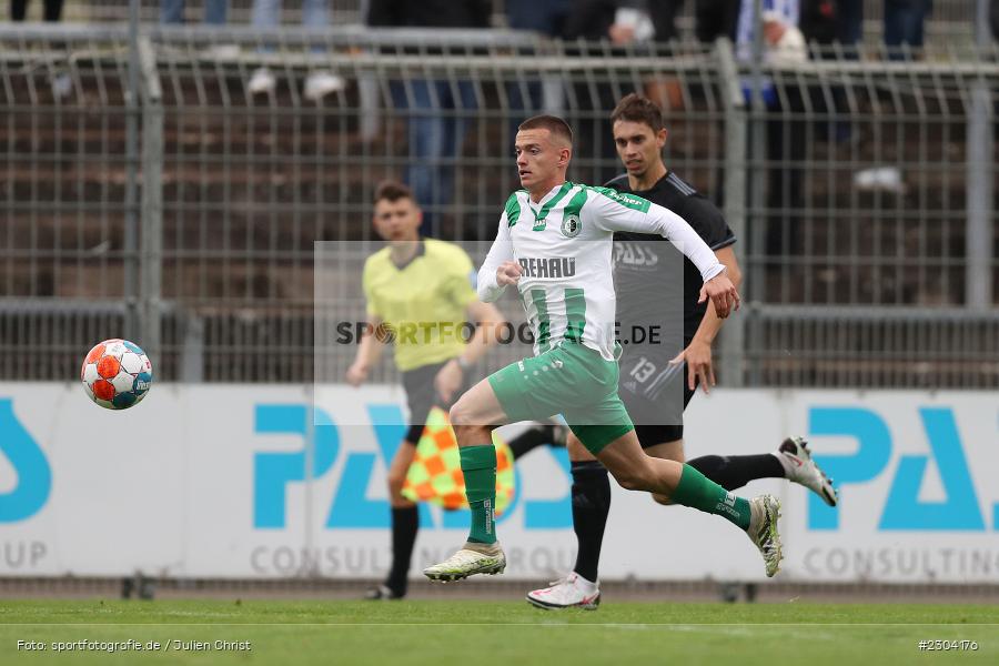 Laurin Klaus, Stadion am Schönbusch, Aschaffenburg, 27.08.2021, BFV, sport, action, Fussball, Deutschland, August 2021, Saison 2021/2022, Regionalliga Bayern, SCE, SVA, SC Eltersdorf, SV Viktoria Aschaffenburg - Bild-ID: 2304176