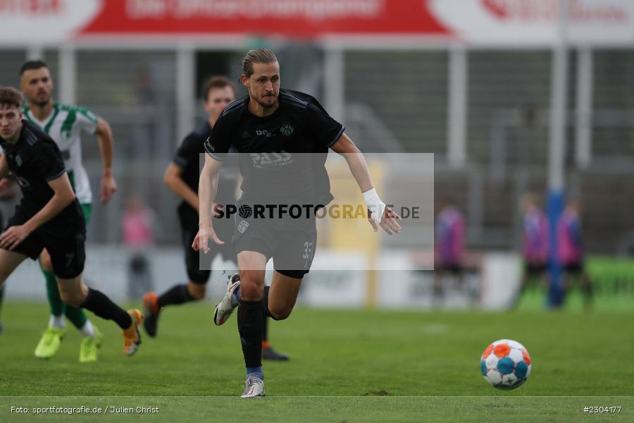 Nicolas Hebisch, Stadion am Schönbusch, Aschaffenburg, 27.08.2021, BFV, sport, action, Fussball, Deutschland, August 2021, Saison 2021/2022, Regionalliga Bayern, SCE, SVA, SC Eltersdorf, SV Viktoria Aschaffenburg - Bild-ID: 2304177