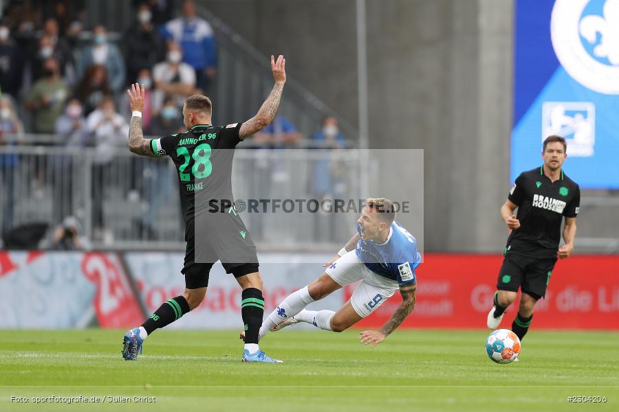 Phillip Tietz, Merck-Stadion, Darmstadt, 28.08.2021, DFL, sport, action, Fussball, Deutschland, August 2021, Saison 2021/2022, 2. Bundesliga, H96, SVD, Hannover 96, SV Darmstadt 98 - Bild-ID: 2304206 Phillip Tietz, Merck-Stadion, Darmstadt, 28.08.2021, DFL, sport, action, Fussball, Deutschland, August 2021, Saison 2021/2022, 2. Bundesliga, H96, SVD, Hannover 96, SV Darmstadt 98 - Bild-ID: 2304206