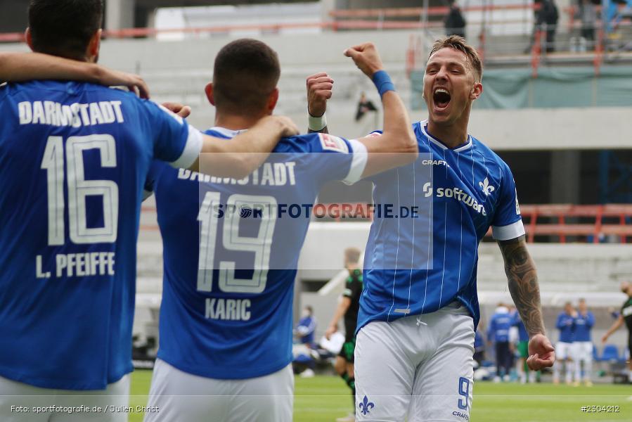Torjubel, Phillip Tietz, Merck-Stadion, Darmstadt, 28.08.2021, DFL, sport, action, Fussball, Deutschland, August 2021, Saison 2021/2022, 2. Bundesliga, H96, SVD, Hannover 96, SV Darmstadt 98 - Bild-ID: 2304212 Torjubel, Phillip Tietz, Merck-Stadion, Darmstadt, 28.08.2021, DFL, sport, action, Fussball, Deutschland, August 2021, Saison 2021/2022, 2. Bundesliga, H96, SVD, Hannover 96, SV Darmstadt 98 - Bild-ID: 2304212