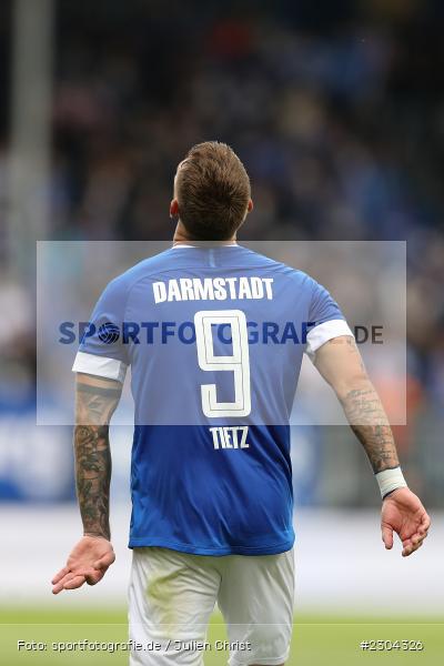 Rückennummer, Backside, Phillip Tietz, Merck-Stadion, Darmstadt, 28.08.2021, DFL, sport, action, Fussball, Deutschland, August 2021, Saison 2021/2022, 2. Bundesliga, H96, SVD, Hannover 96, SV Darmstadt 98 - Bild-ID: 2304326