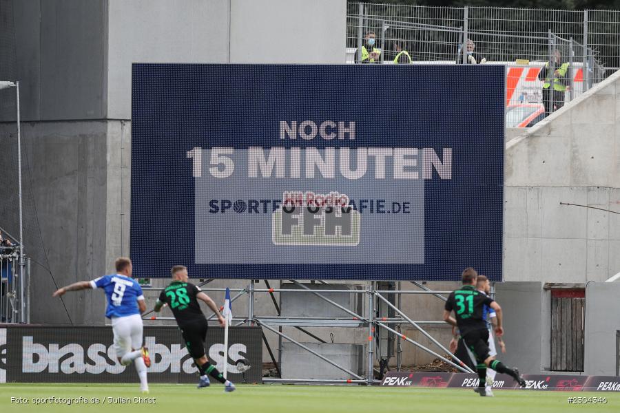 Anzeigetafel, Hitradio FFH, Merck-Stadion, Darmstadt, 28.08.2021, DFL, sport, action, Fussball, Deutschland, August 2021, Saison 2021/2022, 2. Bundesliga, H96, SVD, Hannover 96, SV Darmstadt 98 - Bild-ID: 2304346