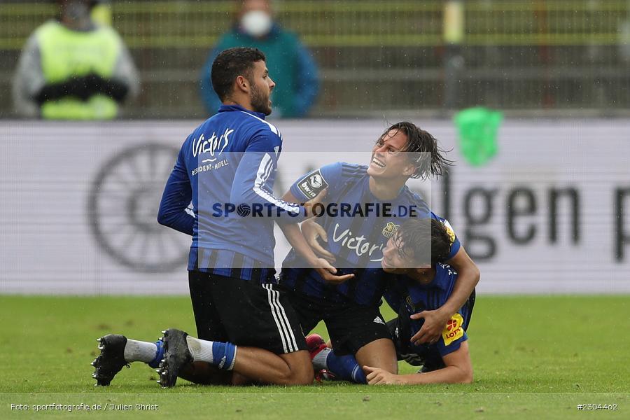 Minos Gouras, FLYERALARM Arena, Würzburg, 29.08.2021, DFL, sport, action, Fussball, Deutschland, August 2021, Saison 2021/2022, FCS, FWK, 3. Liga, 1. FC Saarbrücken, FC Würzburger Kickers - Bild-ID: 2304462
