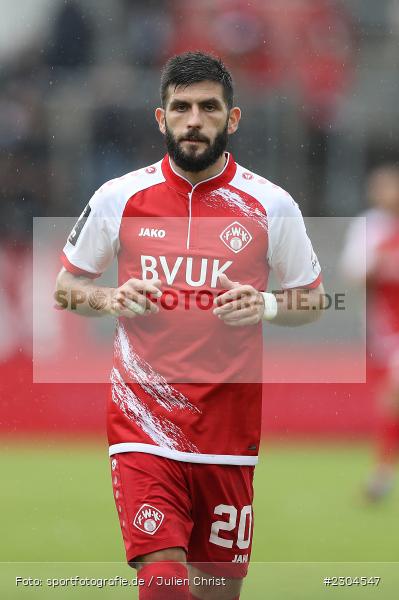 Fanol Perdedaj, FLYERALARM Arena, Würzburg, 29.08.2021, DFL, sport, action, Fussball, Deutschland, August 2021, Saison 2021/2022, FCS, FWK, 3. Liga, 1. FC Saarbrücken, FC Würzburger Kickers - Bild-ID: 2304547
