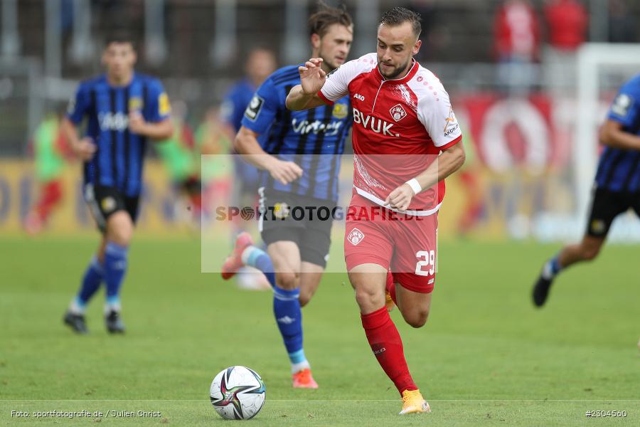 David Kopacz, FLYERALARM Arena, Würzburg, 29.08.2021, DFL, sport, action, Fussball, Deutschland, August 2021, Saison 2021/2022, FCS, FWK, 3. Liga, 1. FC Saarbrücken, FC Würzburger Kickers - Bild-ID: 2304560 David Kopacz, FLYERALARM Arena, Würzburg, 29.08.2021, DFL, sport, action, Fussball, Deutschland, August 2021, Saison 2021/2022, FCS, FWK, 3. Liga, 1. FC Saarbrücken, FC Würzburger Kickers - Bild-ID: 2304560