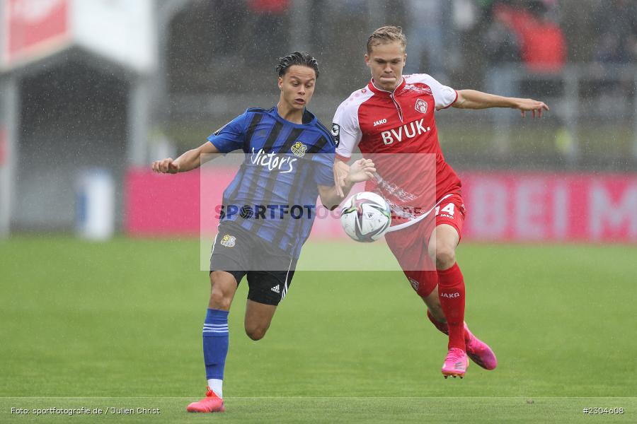 Minos Gouras, FLYERALARM Arena, Würzburg, 29.08.2021, DFL, sport, action, Fussball, Deutschland, August 2021, Saison 2021/2022, FCS, FWK, 3. Liga, 1. FC Saarbrücken, FC Würzburger Kickers - Bild-ID: 2304608