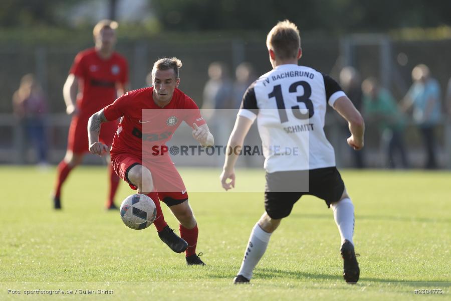 Dominik Englert, Sportplatz, Aschfeld, 01.09.2021, BFV, sport, action, Fussball, Deutschland, September 2021, Saison 2021/2022, Runde 4, Toto-Pokal, Kreispokal, TUS, FVB, TuS Frammersbach, FV Bachgrund - Bild-ID: 2304773 Dominik Englert, Sportplatz, Aschfeld, 01.09.2021, BFV, sport, action, Fussball, Deutschland, September 2021, Saison 2021/2022, Runde 4, Toto-Pokal, Kreispokal, TUS, FVB, TuS Frammersbach, FV Bachgrund - Bild-ID: 2304773