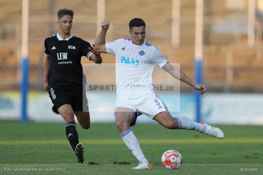 Elmir Muhic, Stadion am Schönbusch, Aschaffenburg, 03.09.2021, BFV, sport, action, Fussball, Deutschland, September 2021, Saison 2021/2022, 4. Liga, Regionalliga Bayern, FCM, SVA, FC Memmingen, SV Viktoria Aschaffenburg - Bild-ID: 2304809