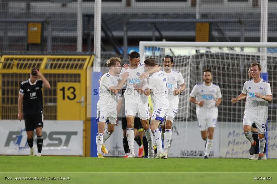 Tom Schulz, Freude, Torjubel, Elmir Muhic, Stadion am Schönbusch, Aschaffenburg, 03.09.2021, BFV, sport, action, Fussball, Deutschland, September 2021, Saison 2021/2022, 4. Liga, Regionalliga Bayern, FCM, SVA, FC Memmingen, SV Viktoria Aschaffenburg - Bild-ID: 2304831 Tom Schulz, Freude, Torjubel, Elmir Muhic, Stadion am Schönbusch, Aschaffenburg, 03.09.2021, BFV, sport, action, Fussball, Deutschland, September 2021, Saison 2021/2022, 4. Liga, Regionalliga Bayern, FCM, SVA, FC Memmingen, SV Viktoria Aschaffenburg - Bild-ID: 2304831