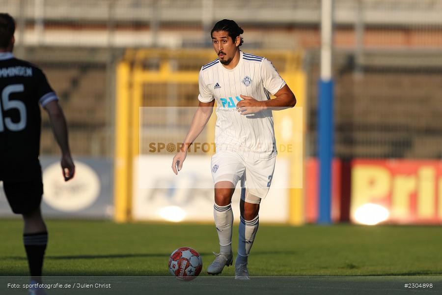 Hamza Boutakhrit, Stadion am Schönbusch, Aschaffenburg, 03.09.2021, BFV, sport, action, Fussball, Deutschland, September 2021, Saison 2021/2022, 4. Liga, Regionalliga Bayern, FCM, SVA, FC Memmingen, SV Viktoria Aschaffenburg - Bild-ID: 2304898