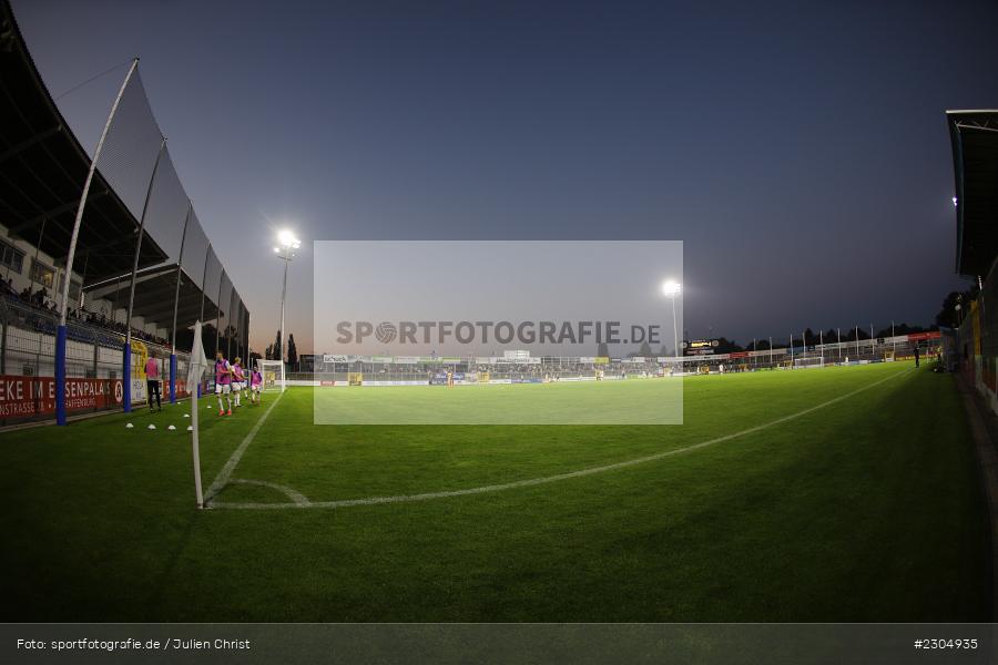 Flutlicht, Stadion am Schönbusch, Aschaffenburg, 03.09.2021, BFV, sport, action, Fussball, Deutschland, September 2021, Saison 2021/2022, 4. Liga, Regionalliga Bayern, FCM, SVA, FC Memmingen, SV Viktoria Aschaffenburg - Bild-ID: 2304935