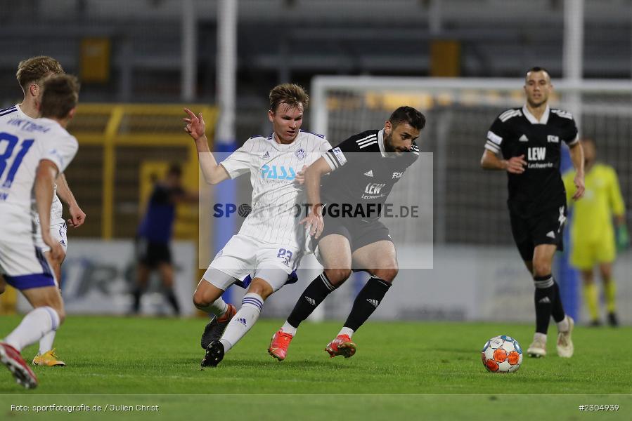 Tom Schulz, Stadion am Schönbusch, Aschaffenburg, 03.09.2021, BFV, sport, action, Fussball, Deutschland, September 2021, Saison 2021/2022, 4. Liga, Regionalliga Bayern, FCM, SVA, FC Memmingen, SV Viktoria Aschaffenburg - Bild-ID: 2304939