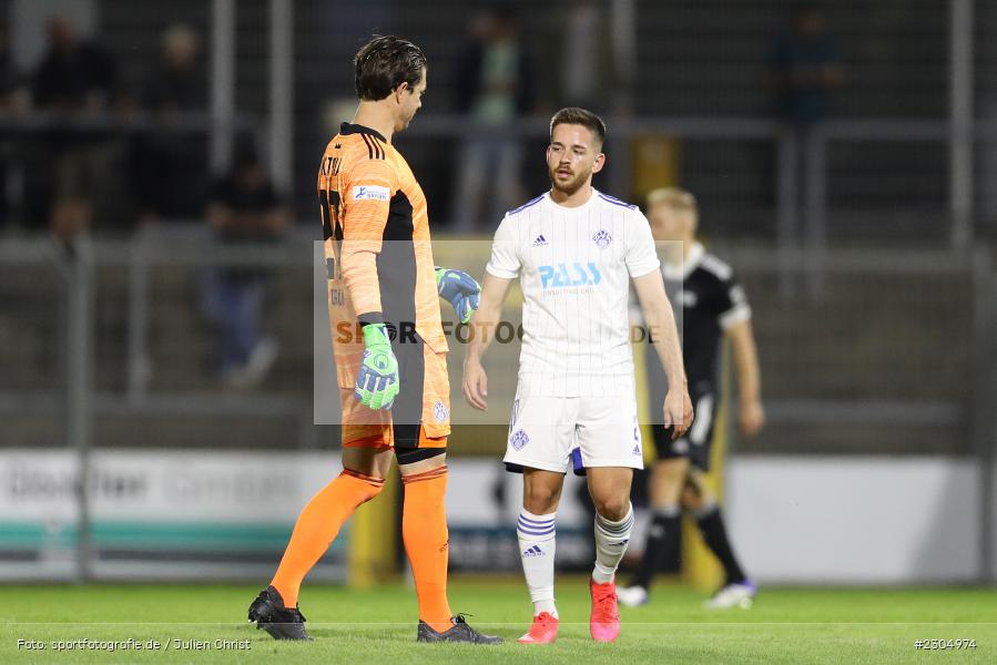 Silas Tom Zehnder, Stadion am Schönbusch, Aschaffenburg, 03.09.2021, BFV, sport, action, Fussball, Deutschland, September 2021, Saison 2021/2022, 4. Liga, Regionalliga Bayern, FCM, SVA, FC Memmingen, SV Viktoria Aschaffenburg - Bild-ID: 2304974
