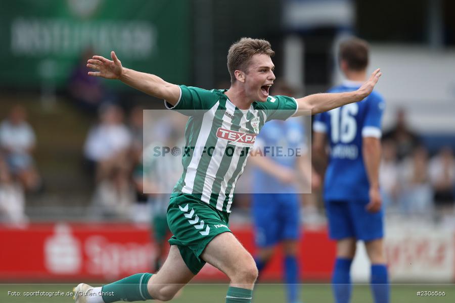 Tor, Emotionen, Torjubel, Julius Landeck, Sepp-Endres-Sportanlage, Würzburg, 10.09.2021, BFV, sport, action, Fussball, Deutschland, September 2021, Saison 2021/2022, GRB, WFV, Bayernliga Nord, TSV Grossbardorf, Würzburger FV - Bild-ID: 2306566