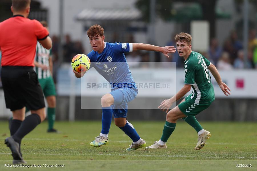 Simon Schäffer, Sepp-Endres-Sportanlage, Würzburg, 10.09.2021, BFV, sport, action, Fussball, Deutschland, September 2021, Saison 2021/2022, GRB, WFV, Bayernliga Nord, TSV Grossbardorf, Würzburger FV - Bild-ID: 2306610