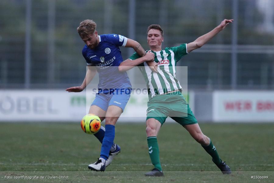 Tim Strohmenger, Calvin Gehret, Sepp-Endres-Sportanlage, Würzburg, 10.09.2021, BFV, sport, action, Fussball, Deutschland, September 2021, Saison 2021/2022, GRB, WFV, Bayernliga Nord, TSV Grossbardorf, Würzburger FV - Bild-ID: 2306699
