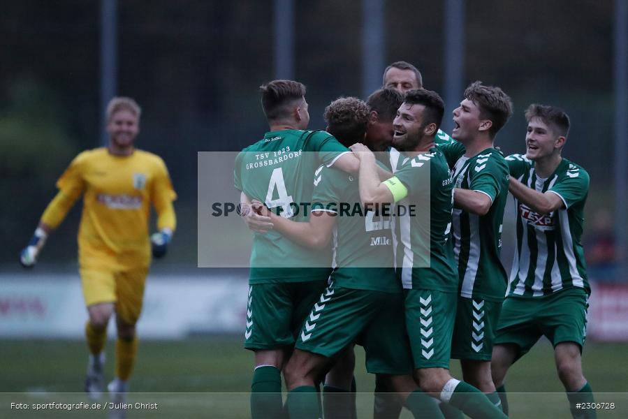 Tor, Emotionen, Xaver Müller, Julius Landeck, Lukas Illig, Torjubel, Justin Reichert, Tim Strohmenger, Sepp-Endres-Sportanlage, Würzburg, 10.09.2021, BFV, sport, action, Fussball, Deutschland, September 2021, Saison 2021/2022, GRB, WFV, Bayernliga Nord, TSV Grossbardorf, Würzburger FV - Bild-ID: 2306728