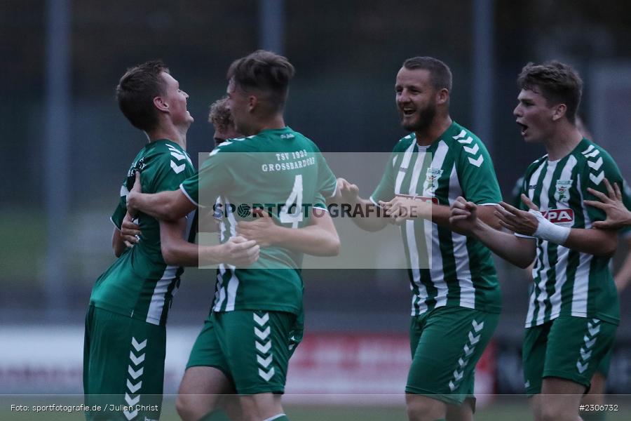 Tor, Emotionen, Xaver Müller, Julius Landeck, Lukas Illig, Torjubel, Justin Reichert, Tim Strohmenger, Sepp-Endres-Sportanlage, Würzburg, 10.09.2021, BFV, sport, action, Fussball, Deutschland, September 2021, Saison 2021/2022, GRB, WFV, Bayernliga Nord, TSV Grossbardorf, Würzburger FV - Bild-ID: 2306732