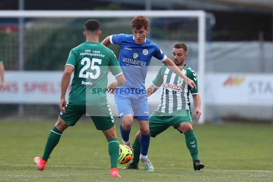 Simon Schäffer, Sepp-Endres-Sportanlage, Würzburg, 10.09.2021, BFV, sport, action, Fussball, Deutschland, September 2021, Saison 2021/2022, GRB, WFV, Bayernliga Nord, TSV Grossbardorf, Würzburger FV - Bild-ID: 2306755