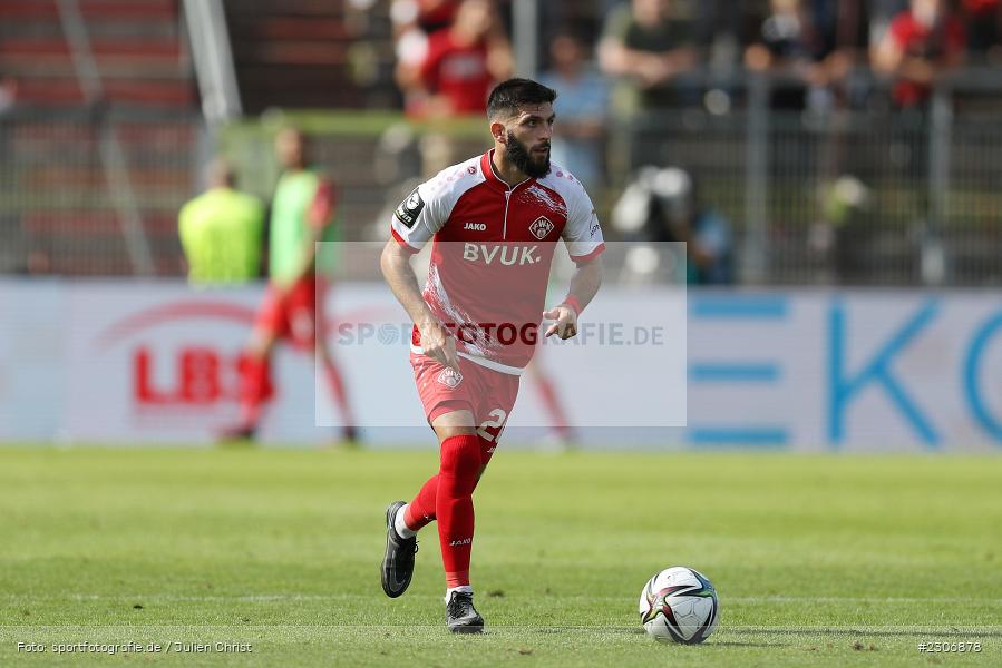Fanol Perdedaj, FLYERALARM Arena, Würzburg, 11.09.2021, DFB, sport, action, Fussball, Deutschland, September 2021, Saison 2021/2022, TSV, FWK, 3. Liga, TSV Havelse, FC Würzburger Kickers - Bild-ID: 2306878