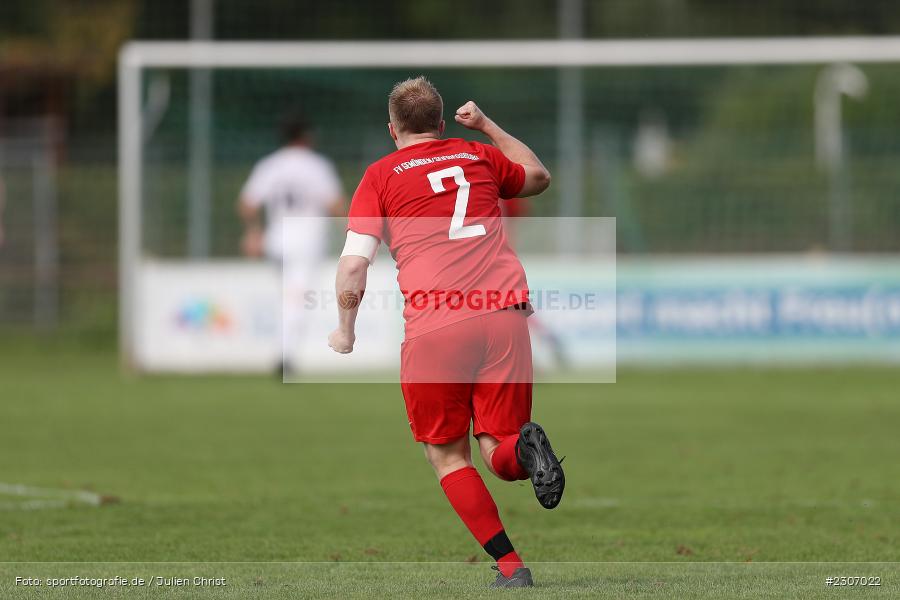 Torjubel, Jan Vogt, Sportgelände, Gemünden, 12.09.2021, BFV, sport, action, Fussball, Deutschland, September 2021, Saison 2021/2022, BZL, Bezirksliga Unterfranken West, TUS, FVGS, TuS 1893 Aschaffenburg-Leider, FV Gemünden/Seifriedsburg - Bild-ID: 2307022 Torjubel, Jan Vogt, Sportgelände, Gemünden, 12.09.2021, BFV, sport, action, Fussball, Deutschland, September 2021, Saison 2021/2022, BZL, Bezirksliga Unterfranken West, TUS, FVGS, TuS 1893 Aschaffenburg-Leider, FV Gemünden/Seifriedsburg - Bild-ID: 2307022