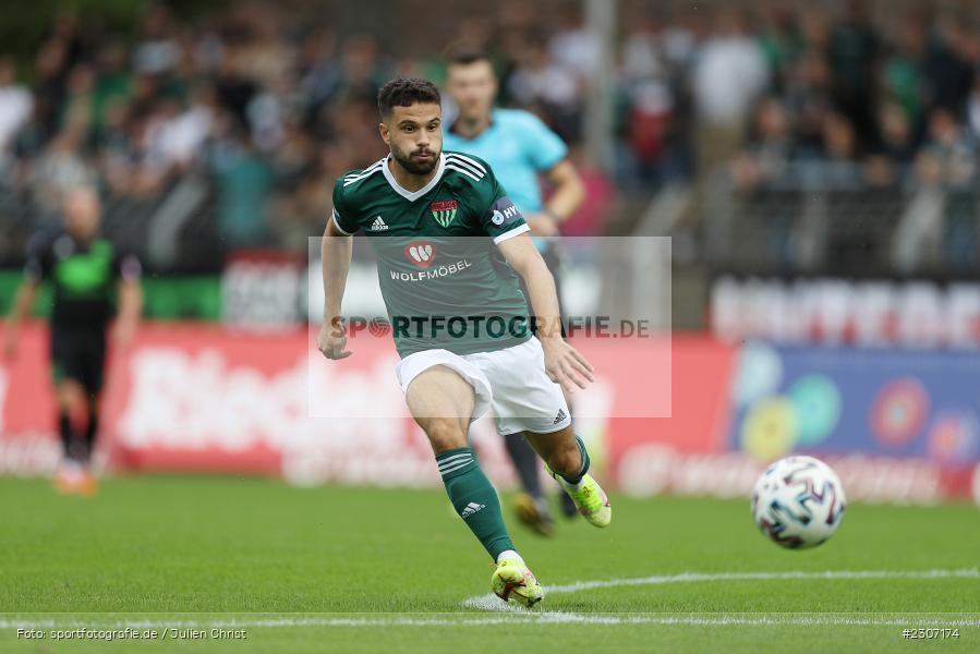 Amar Cekic, Willy-Sachs-Stadion, Schweinfurt, 18.09.2021, BFV, sport, action, Fussball, Deutschland, September 2021, Saison 2021/2022, Regionalliga Bayern, SV Schalding-Heining, 1. FC Schweinfurt 05 - Bild-ID: 2307174