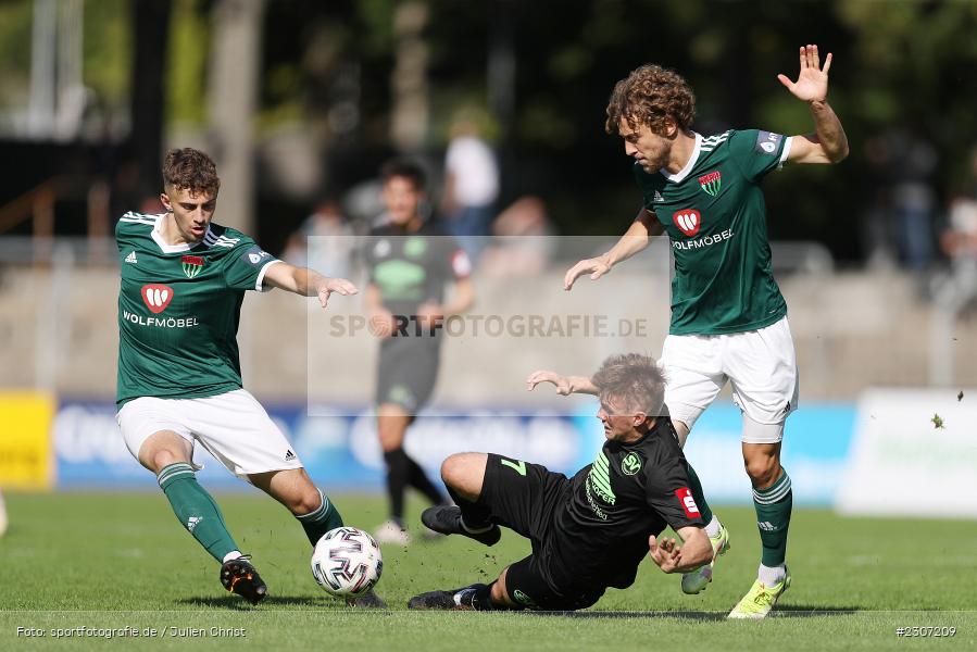 Simon Griesbeck, Willy-Sachs-Stadion, Schweinfurt, 18.09.2021, BFV, sport, action, Fussball, Deutschland, September 2021, Saison 2021/2022, Regionalliga Bayern, SV Schalding-Heining, 1. FC Schweinfurt 05 - Bild-ID: 2307209