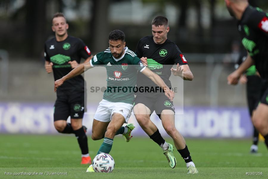 Amar Cekic, Willy-Sachs-Stadion, Schweinfurt, 18.09.2021, BFV, sport, action, Fussball, Deutschland, September 2021, Saison 2021/2022, Regionalliga Bayern, SV Schalding-Heining, 1. FC Schweinfurt 05 - Bild-ID: 2307258