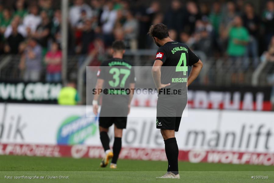Enttäuscht, Walter Kirschner, Willy-Sachs-Stadion, Schweinfurt, 18.09.2021, BFV, sport, action, Fussball, Deutschland, September 2021, Saison 2021/2022, Regionalliga Bayern, SV Schalding-Heining, 1. FC Schweinfurt 05 - Bild-ID: 2307260