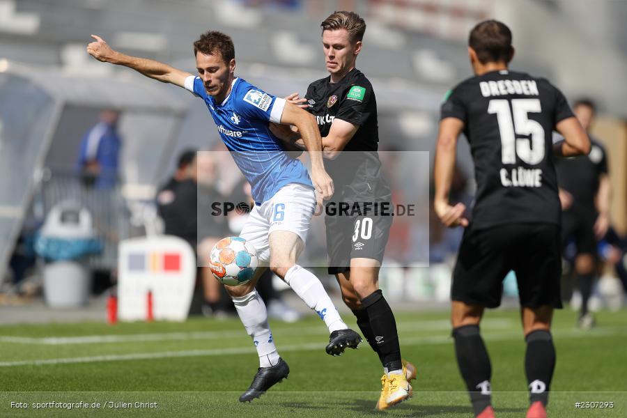 Matthias Bader, Merck-Stadion, Darmstadt, 19.09.2021, DFL, sport, action, Fussball, Deutschland, September 2021, Saison 2021/2022, SGD, SVD, 2. Bundesliga, SG Dynamo Dresden, SV Darmstadt 98 - Bild-ID: 2307293