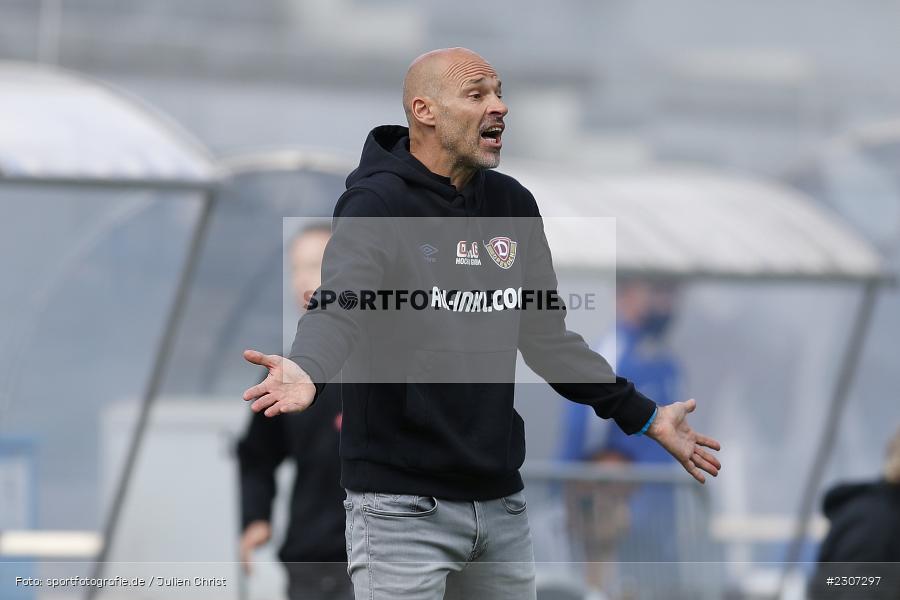Alexander Schmidt, Merck-Stadion, Darmstadt, 19.09.2021, DFL, sport, action, Fussball, Deutschland, September 2021, Saison 2021/2022, SGD, SVD, 2. Bundesliga, SG Dynamo Dresden, SV Darmstadt 98 - Bild-ID: 2307297