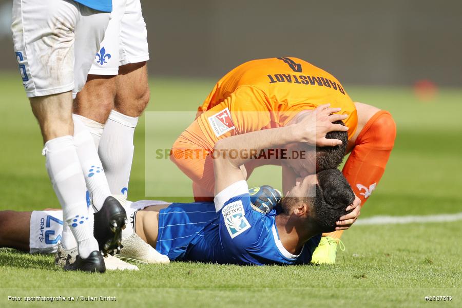 Emotionen, Marcel Schuhen, Merck-Stadion, Darmstadt, 19.09.2021, DFL, sport, action, Fussball, Deutschland, September 2021, Saison 2021/2022, SGD, SVD, 2. Bundesliga, SG Dynamo Dresden, SV Darmstadt 98 - Bild-ID: 2307319
