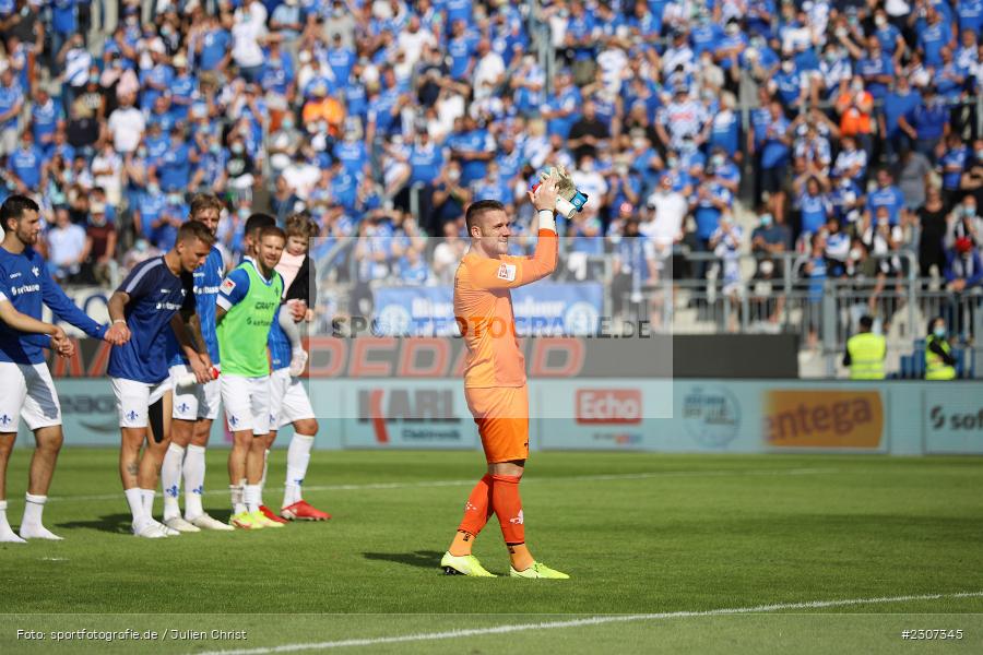 Support, Gestik, Marcel Schuhen, Merck-Stadion, Darmstadt, 19.09.2021, DFL, sport, action, Fussball, Deutschland, September 2021, Saison 2021/2022, SGD, SVD, 2. Bundesliga, SG Dynamo Dresden, SV Darmstadt 98 - Bild-ID: 2307345