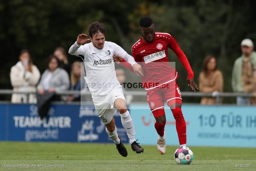 Dieudonne Betsi Mbetssi, Sportplatz, Karlburg, 19.09.2021, BFV, sport, action, Fussball, Deutschland, September 2021, Saison 2021/2022, SCF, TSV, Bayernliga Nord, 1. SC Feucht, TSV Karlburg - Bild-ID: 2307351 Dieudonne Betsi Mbetssi, Sportplatz, Karlburg, 19.09.2021, BFV, sport, action, Fussball, Deutschland, September 2021, Saison 2021/2022, SCF, TSV, Bayernliga Nord, 1. SC Feucht, TSV Karlburg - Bild-ID: 2307351