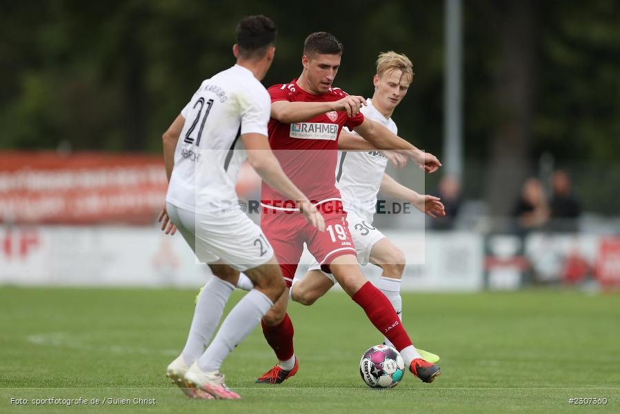 Max Hering, Sportplatz, Karlburg, 19.09.2021, BFV, sport, action, Fussball, Deutschland, September 2021, Saison 2021/2022, SCF, TSV, Bayernliga Nord, 1. SC Feucht, TSV Karlburg - Bild-ID: 2307360