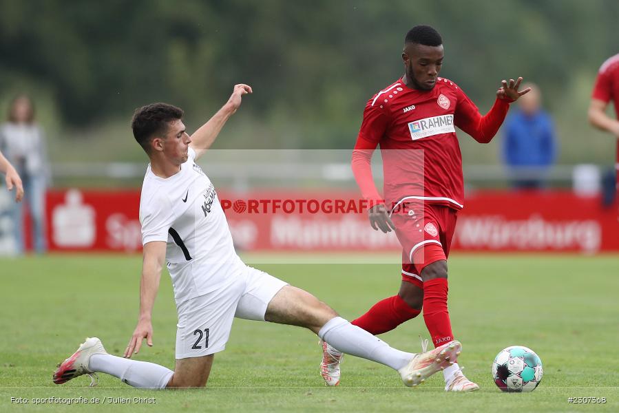 Dieudonne Betsi Mbetssi, Sportplatz, Karlburg, 19.09.2021, BFV, sport, action, Fussball, Deutschland, September 2021, Saison 2021/2022, SCF, TSV, Bayernliga Nord, 1. SC Feucht, TSV Karlburg - Bild-ID: 2307368 Dieudonne Betsi Mbetssi, Sportplatz, Karlburg, 19.09.2021, BFV, sport, action, Fussball, Deutschland, September 2021, Saison 2021/2022, SCF, TSV, Bayernliga Nord, 1. SC Feucht, TSV Karlburg - Bild-ID: 2307368