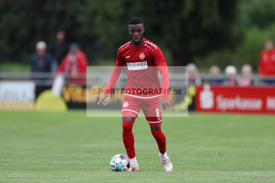 Dieudonne Betsi Mbetssi, Sportplatz, Karlburg, 19.09.2021, BFV, sport, action, Fussball, Deutschland, September 2021, Saison 2021/2022, SCF, TSV, Bayernliga Nord, 1. SC Feucht, TSV Karlburg - Bild-ID: 2307381 Dieudonne Betsi Mbetssi, Sportplatz, Karlburg, 19.09.2021, BFV, sport, action, Fussball, Deutschland, September 2021, Saison 2021/2022, SCF, TSV, Bayernliga Nord, 1. SC Feucht, TSV Karlburg - Bild-ID: 2307381