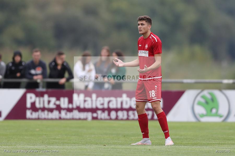 Tamino Gratz, Sportplatz, Karlburg, 19.09.2021, BFV, sport, action, Fussball, Deutschland, September 2021, Saison 2021/2022, SCF, TSV, Bayernliga Nord, 1. SC Feucht, TSV Karlburg - Bild-ID: 2307393 Tamino Gratz, Sportplatz, Karlburg, 19.09.2021, BFV, sport, action, Fussball, Deutschland, September 2021, Saison 2021/2022, SCF, TSV, Bayernliga Nord, 1. SC Feucht, TSV Karlburg - Bild-ID: 2307393