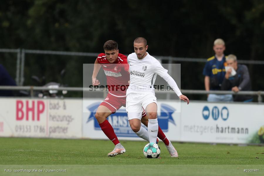 Jonas Leibold, Sportplatz, Karlburg, 19.09.2021, BFV, sport, action, Fussball, Deutschland, September 2021, Saison 2021/2022, SCF, TSV, Bayernliga Nord, 1. SC Feucht, TSV Karlburg - Bild-ID: 2307411 Jonas Leibold, Sportplatz, Karlburg, 19.09.2021, BFV, sport, action, Fussball, Deutschland, September 2021, Saison 2021/2022, SCF, TSV, Bayernliga Nord, 1. SC Feucht, TSV Karlburg - Bild-ID: 2307411