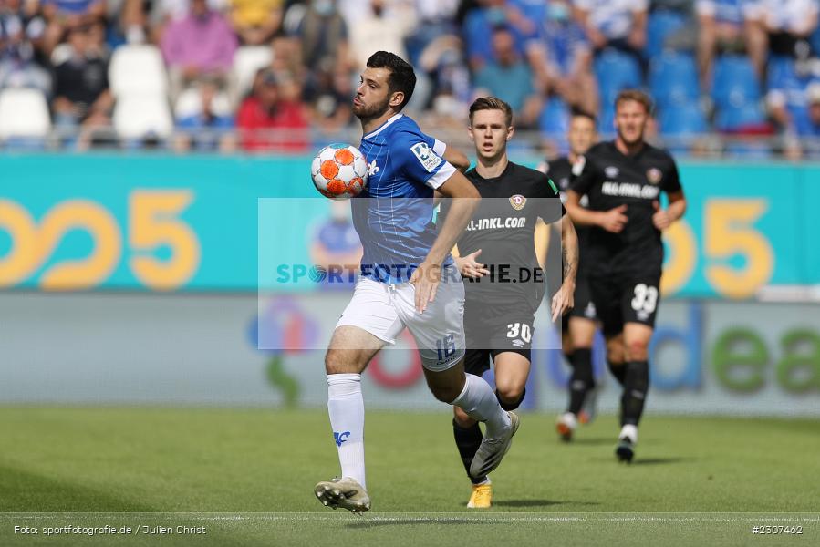 Luca Pfeiffer, Merck-Stadion, Darmstadt, 19.09.2021, DFL, sport, action, Fussball, Deutschland, September 2021, Saison 2021/2022, SGD, SVD, 2. Bundesliga, SG Dynamo Dresden, SV Darmstadt 98 - Bild-ID: 2307462 Luca Pfeiffer, Merck-Stadion, Darmstadt, 19.09.2021, DFL, sport, action, Fussball, Deutschland, September 2021, Saison 2021/2022, SGD, SVD, 2. Bundesliga, SG Dynamo Dresden, SV Darmstadt 98 - Bild-ID: 2307462