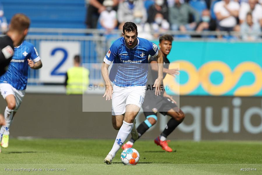 Luca Pfeiffer, Merck-Stadion, Darmstadt, 19.09.2021, DFL, sport, action, Fussball, Deutschland, September 2021, Saison 2021/2022, SGD, SVD, 2. Bundesliga, SG Dynamo Dresden, SV Darmstadt 98 - Bild-ID: 2307474