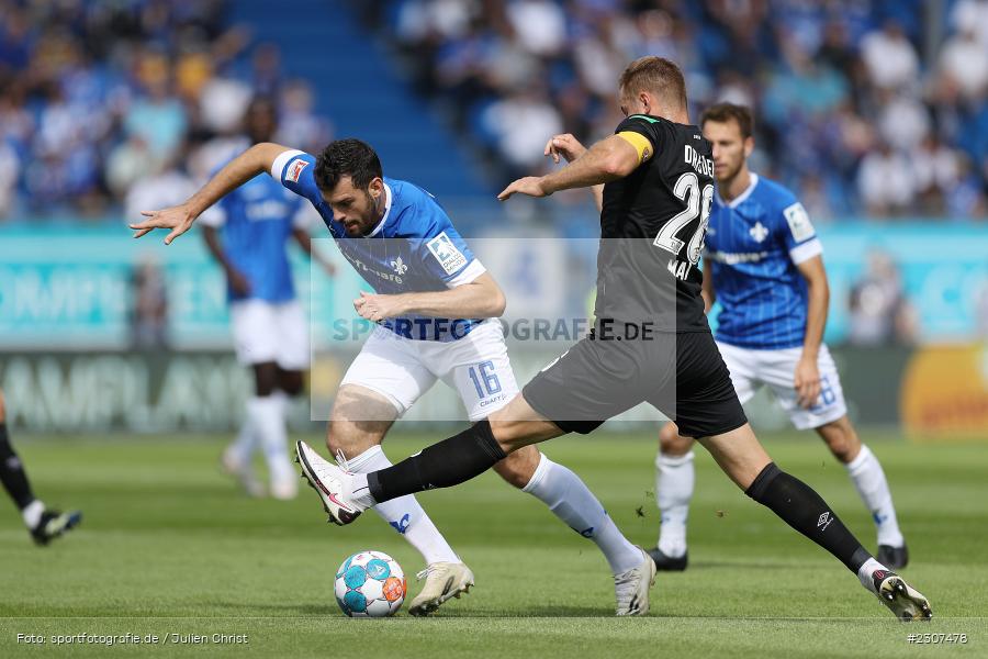 Luca Pfeiffer, Merck-Stadion, Darmstadt, 19.09.2021, DFL, sport, action, Fussball, Deutschland, September 2021, Saison 2021/2022, SGD, SVD, 2. Bundesliga, SG Dynamo Dresden, SV Darmstadt 98 - Bild-ID: 2307478