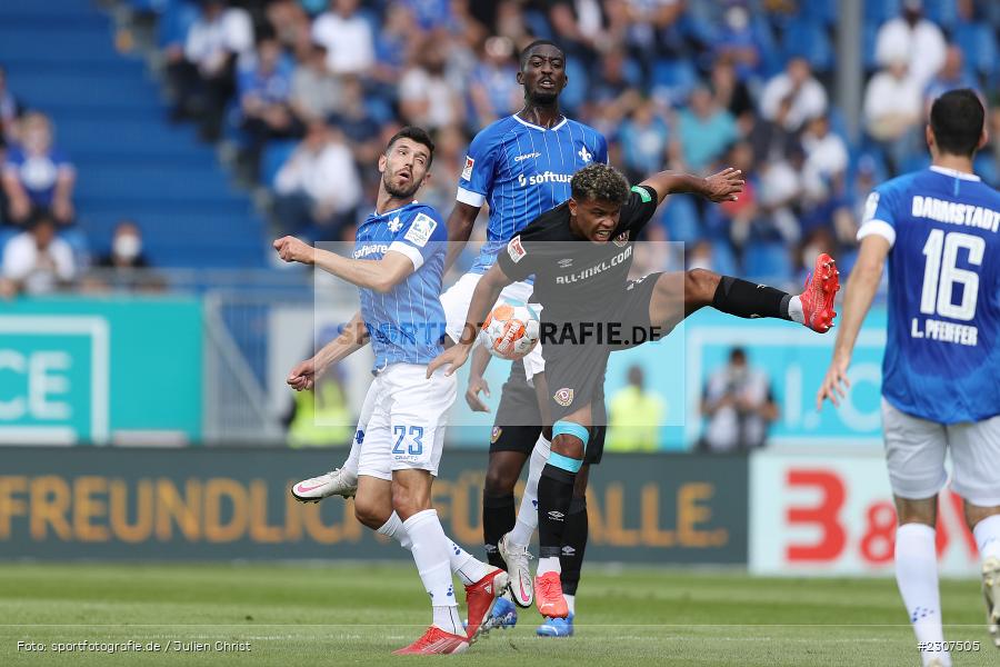 Ransford Königsdörffer, Merck-Stadion, Darmstadt, 19.09.2021, DFL, sport, action, Fussball, Deutschland, September 2021, Saison 2021/2022, SGD, SVD, 2. Bundesliga, SG Dynamo Dresden, SV Darmstadt 98 - Bild-ID: 2307505