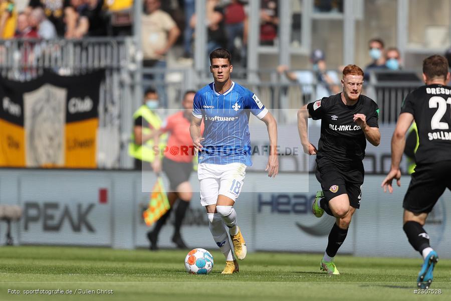 Mathias Honsak, Merck-Stadion, Darmstadt, 19.09.2021, DFL, sport, action, Fussball, Deutschland, September 2021, Saison 2021/2022, SGD, SVD, 2. Bundesliga, SG Dynamo Dresden, SV Darmstadt 98 - Bild-ID: 2307528