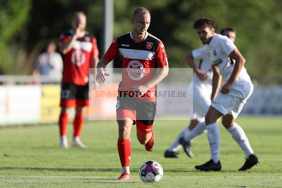 Leon Schön, Sportplatz, Karlburg, 25.09.2021, BFV, sport, action, Fussball, Deutschland, September 2021, Saison 2021/2022, ASV, TSV, Bayernliga Nord, ASV Neumarkt, TSV Karlburg - Bild-ID: 2307671 Leon Schön, Sportplatz, Karlburg, 25.09.2021, BFV, sport, action, Fussball, Deutschland, September 2021, Saison 2021/2022, ASV, TSV, Bayernliga Nord, ASV Neumarkt, TSV Karlburg - Bild-ID: 2307671