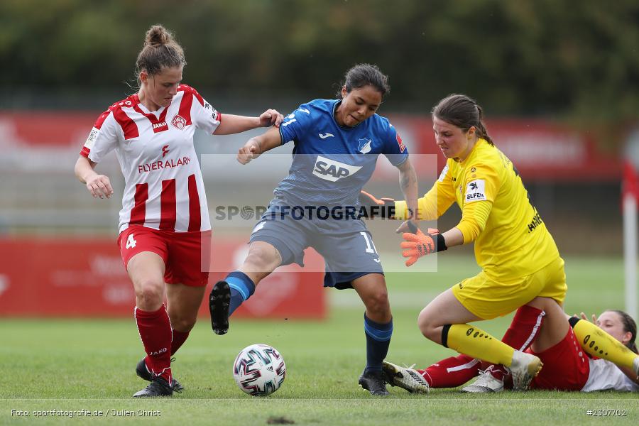 Gia Corley, Sportpark Heuchelhof, Würzburg, 26.09.2021, sport, action, Fussball, Deutschland, September 2021, Saison 2021/2022, Runde 2, Gruppe Süd, Pokal, DFB, DFB Pokal Frauen, TSG, FWK, TSG Hoffenheim, FC Würzburger Kickers - Bild-ID: 2307702 Gia Corley, Sportpark Heuchelhof, Würzburg, 26.09.2021, sport, action, Fussball, Deutschland, September 2021, Saison 2021/2022, Runde 2, Gruppe Süd, Pokal, DFB, DFB Pokal Frauen, TSG, FWK, TSG Hoffenheim, FC Würzburger Kickers - Bild-ID: 2307702