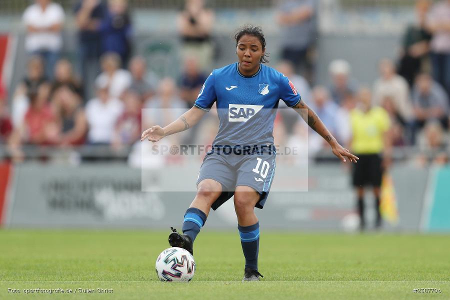 Gia Corley, Sportpark Heuchelhof, Würzburg, 26.09.2021, sport, action, Fussball, Deutschland, September 2021, Saison 2021/2022, Runde 2, Gruppe Süd, Pokal, DFB, DFB Pokal Frauen, TSG, FWK, TSG Hoffenheim, FC Würzburger Kickers - Bild-ID: 2307706 Gia Corley, Sportpark Heuchelhof, Würzburg, 26.09.2021, sport, action, Fussball, Deutschland, September 2021, Saison 2021/2022, Runde 2, Gruppe Süd, Pokal, DFB, DFB Pokal Frauen, TSG, FWK, TSG Hoffenheim, FC Würzburger Kickers - Bild-ID: 2307706