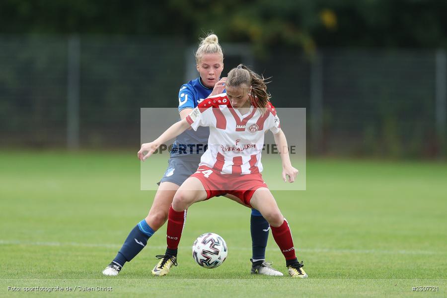 Laura Gerst, Sportpark Heuchelhof, Würzburg, 26.09.2021, sport, action, Fussball, Deutschland, September 2021, Saison 2021/2022, Runde 2, Gruppe Süd, Pokal, DFB, DFB Pokal Frauen, TSG, FWK, TSG Hoffenheim, FC Würzburger Kickers - Bild-ID: 2307721 Laura Gerst, Sportpark Heuchelhof, Würzburg, 26.09.2021, sport, action, Fussball, Deutschland, September 2021, Saison 2021/2022, Runde 2, Gruppe Süd, Pokal, DFB, DFB Pokal Frauen, TSG, FWK, TSG Hoffenheim, FC Würzburger Kickers - Bild-ID: 2307721
